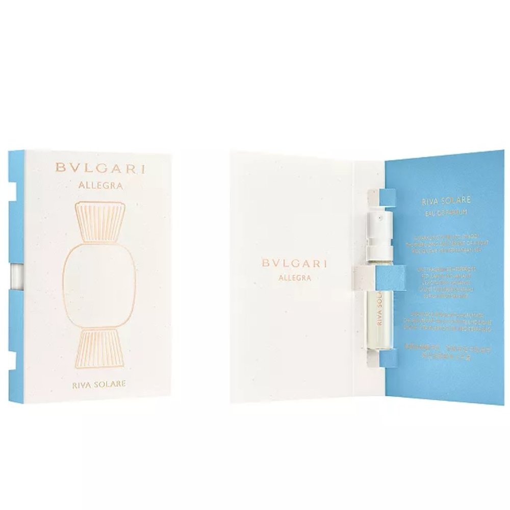 🌷NEW🌷 BVLGARI Allegra Riva Solare Spray Sample, 1.5 mL, 0.05 FL.OZ.